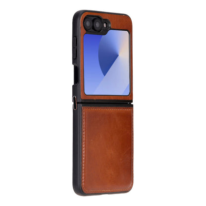 Samsung Z Flip 6 Leather Case