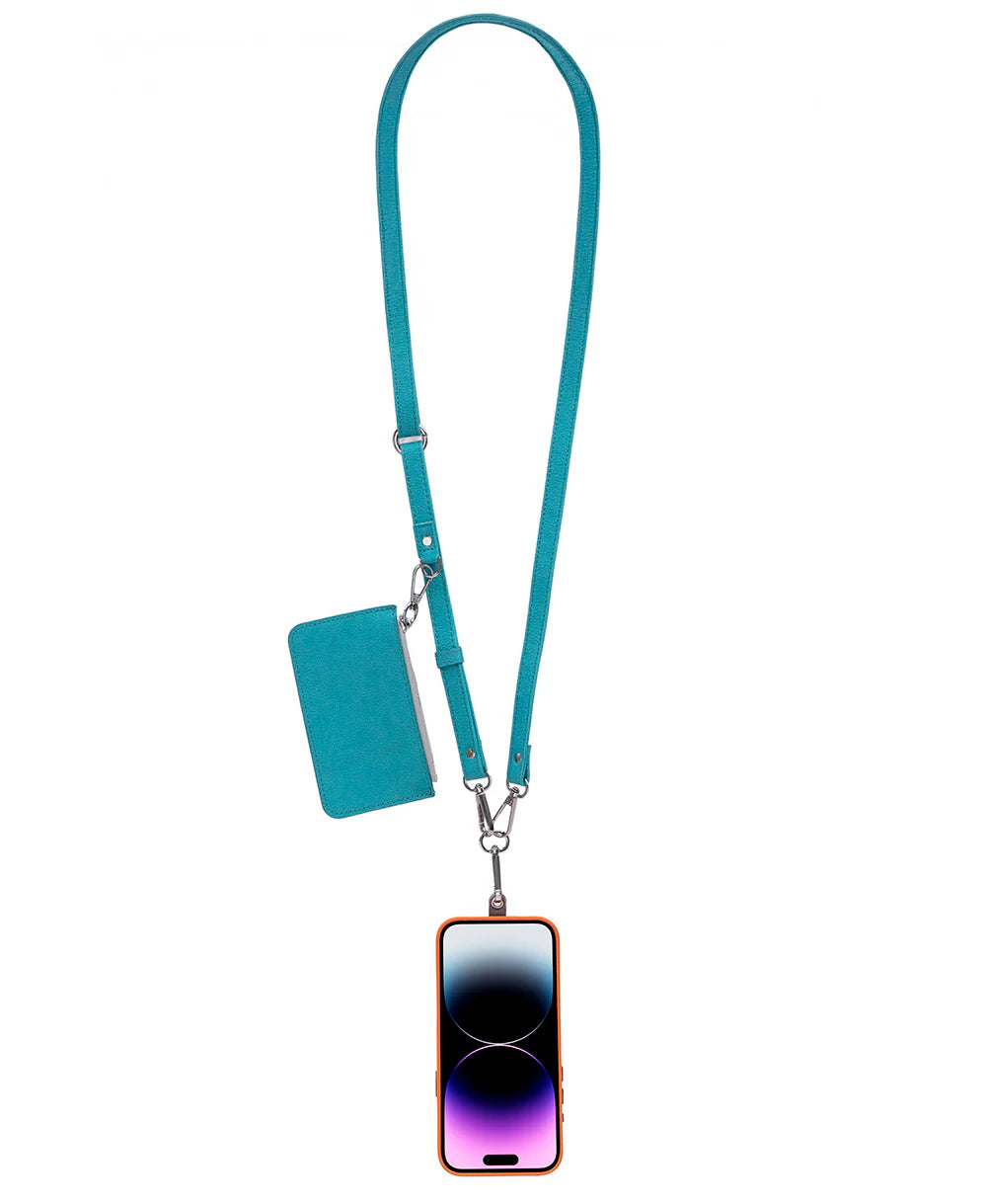 PU Leather Phone Strap Wallet Set Clip-On Crossbody FlexGo