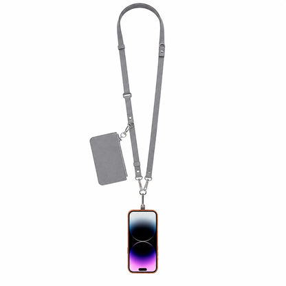 PU Leather Phone Strap Wallet Set Clip-On Crossbody FlexGo