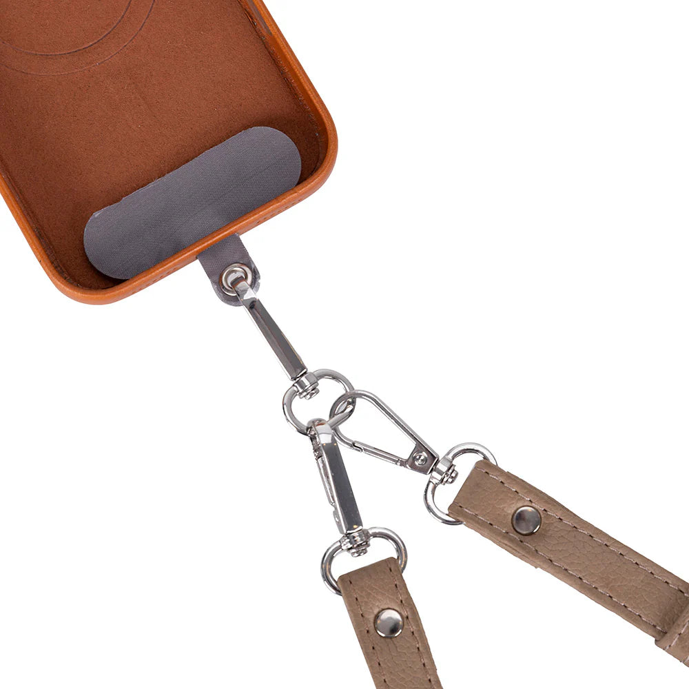 PU Leather Phone Strap Wallet Set Clip-On Crossbody FlexGo