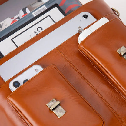 Leather Business Briefcase Laptop Case 13 14 16 17 Inch Valmere