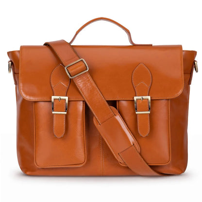 Leather Business Briefcase Laptop Case 13 14 16 17 Inch Valmere
