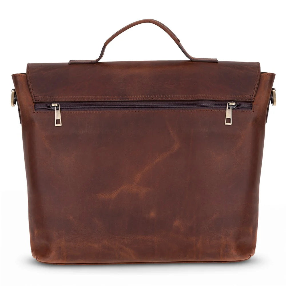 Leather Business Briefcase Laptop Case 13 14 16 17 Inch Valmere