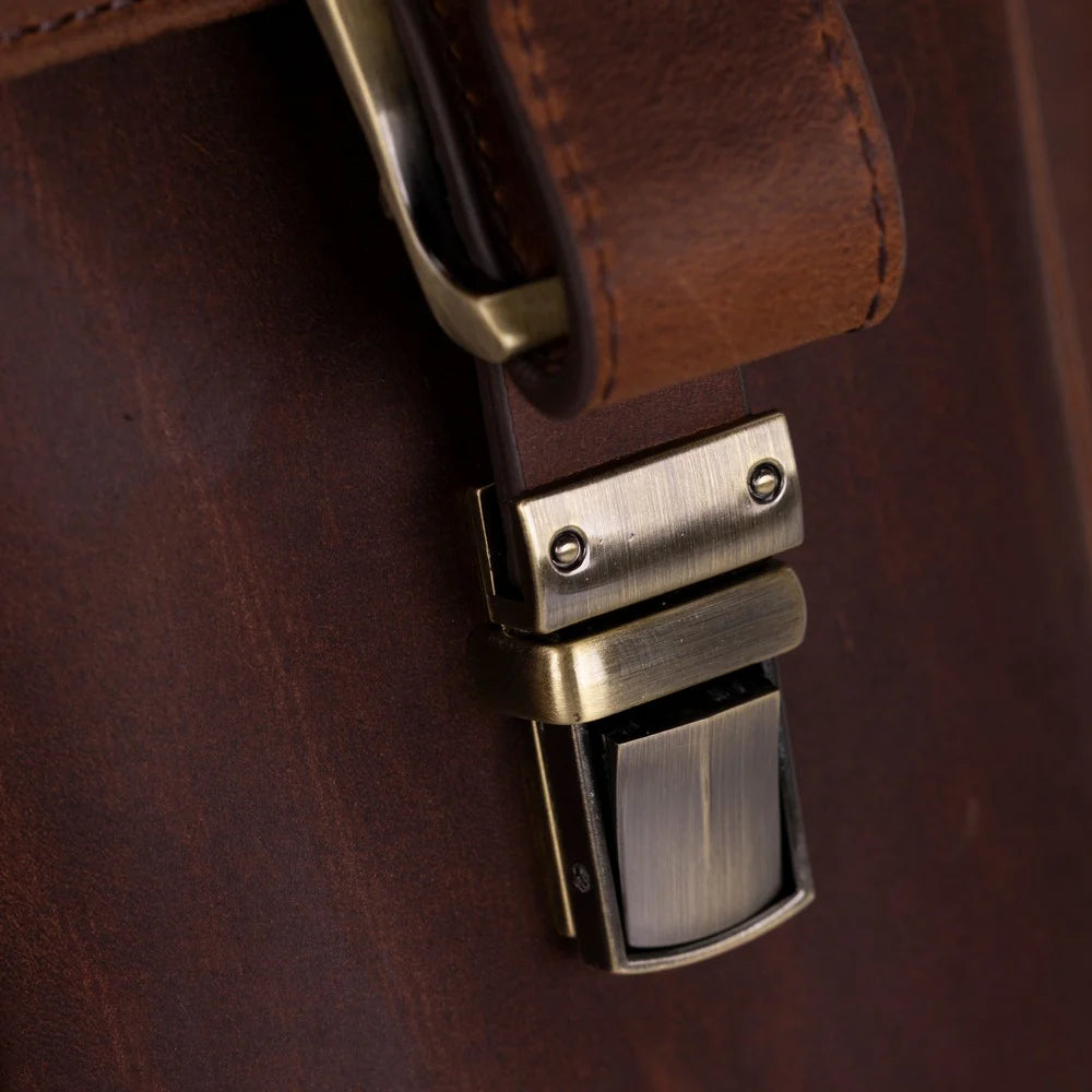 Leather Business Briefcase Laptop Case 13 14 16 17 Inch Valmere