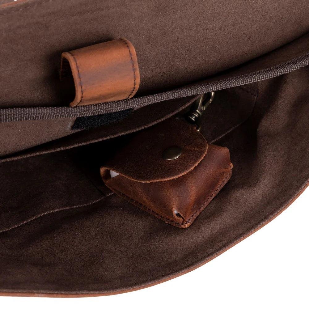 Leather Business Briefcase Laptop Case 13 14 16 17 Inch Valmere