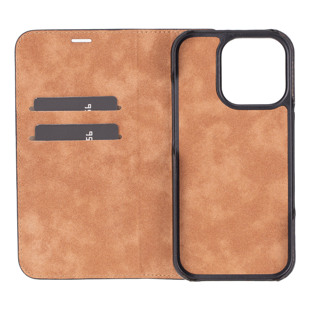 Sonat Leather I Phone 16 Pro Folio Case
