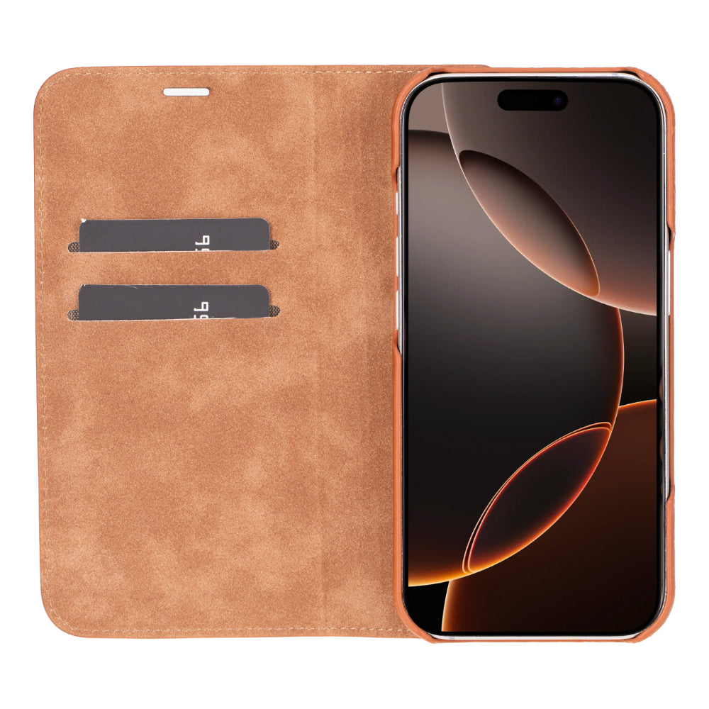 Sonat Leather I Phone 16 Pro Folio Case