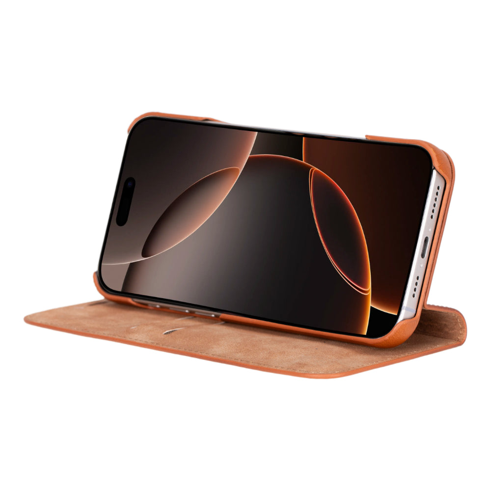 Sonat Leather I Phone 16 Pro Max Folio Case