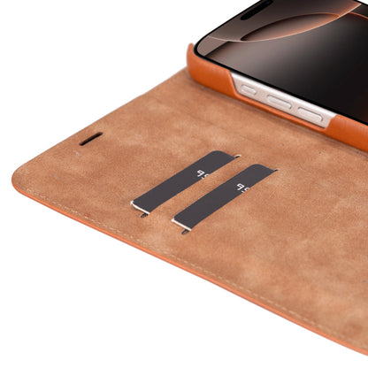 Sonat Leather iPhone 16 Pro Folio Case