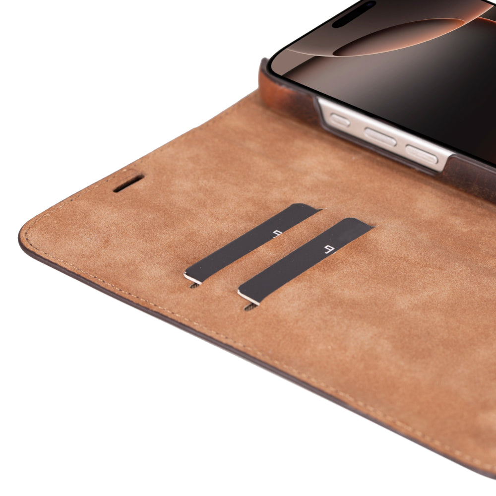 Sonat Leather I Phone 16 Pro Max Folio Case
