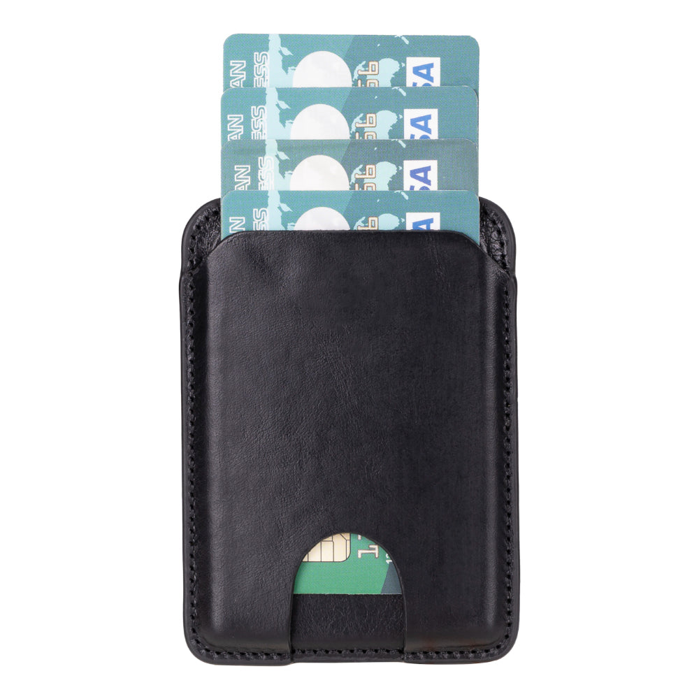 Mag Fit Leather Magnetic Card Holder