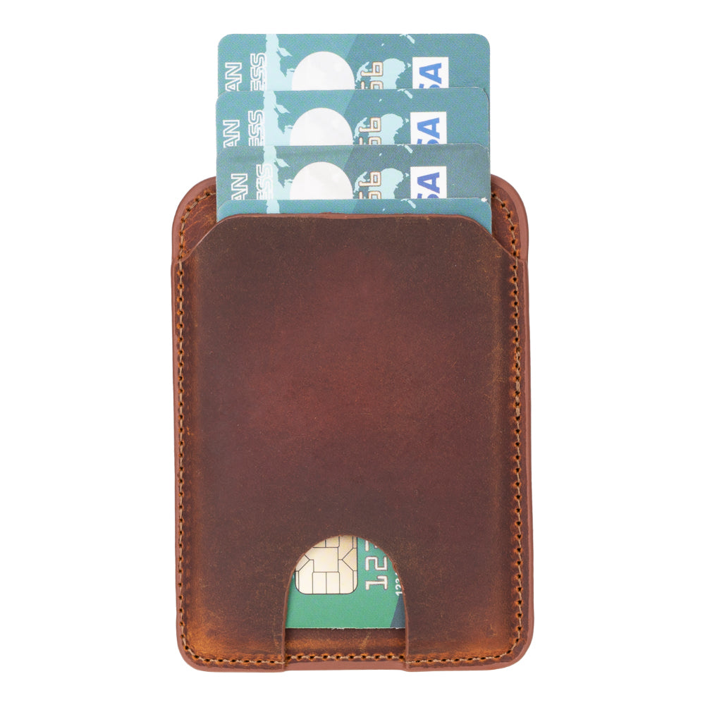Mag Fit Leather Magnetic Card Holder