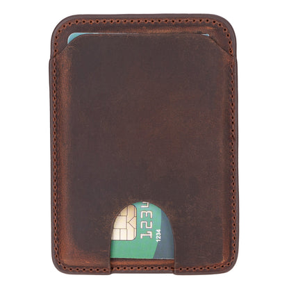 Mag Fit Leather Magnetic Card Holder