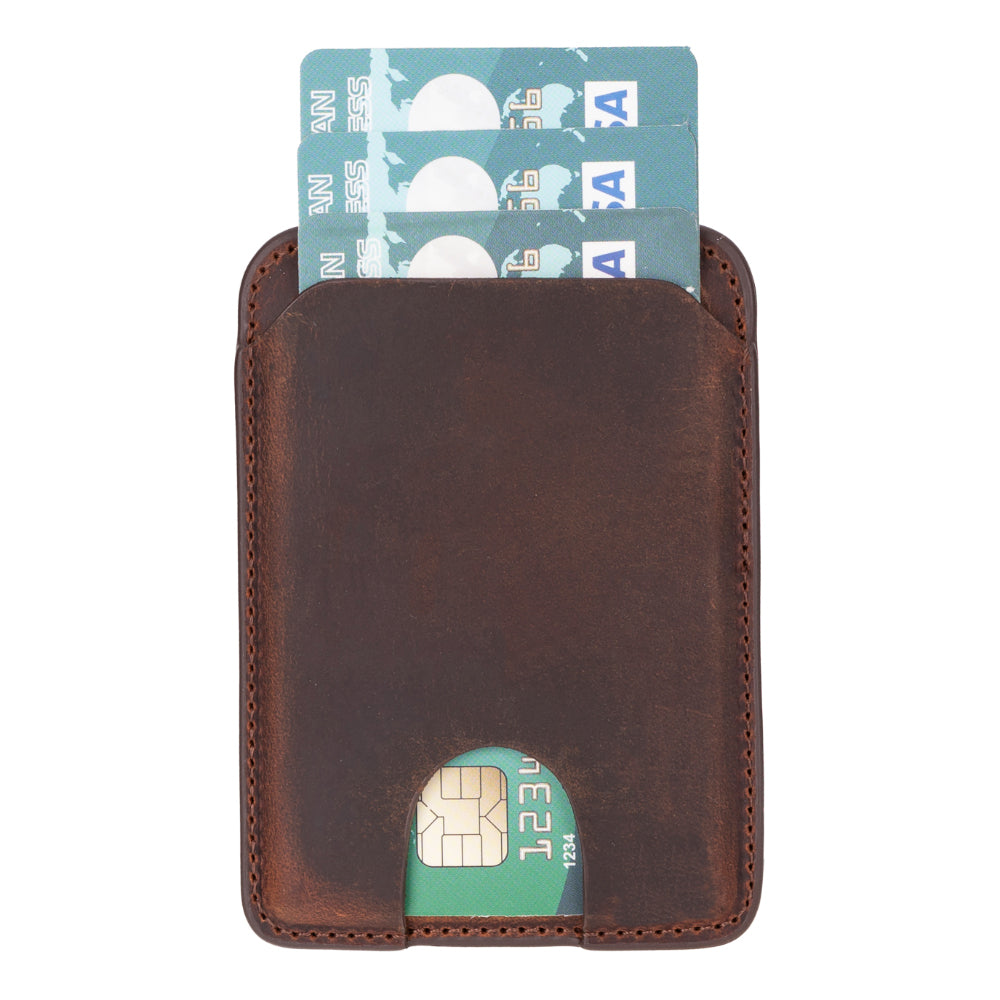 Mag Fit Leather Magnetic Card Holder