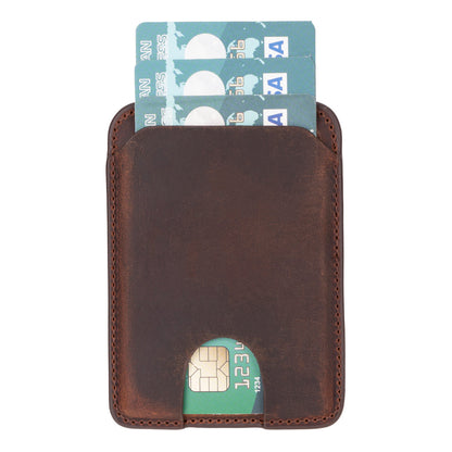 Mag Fit Leather Magnetic Card Holder