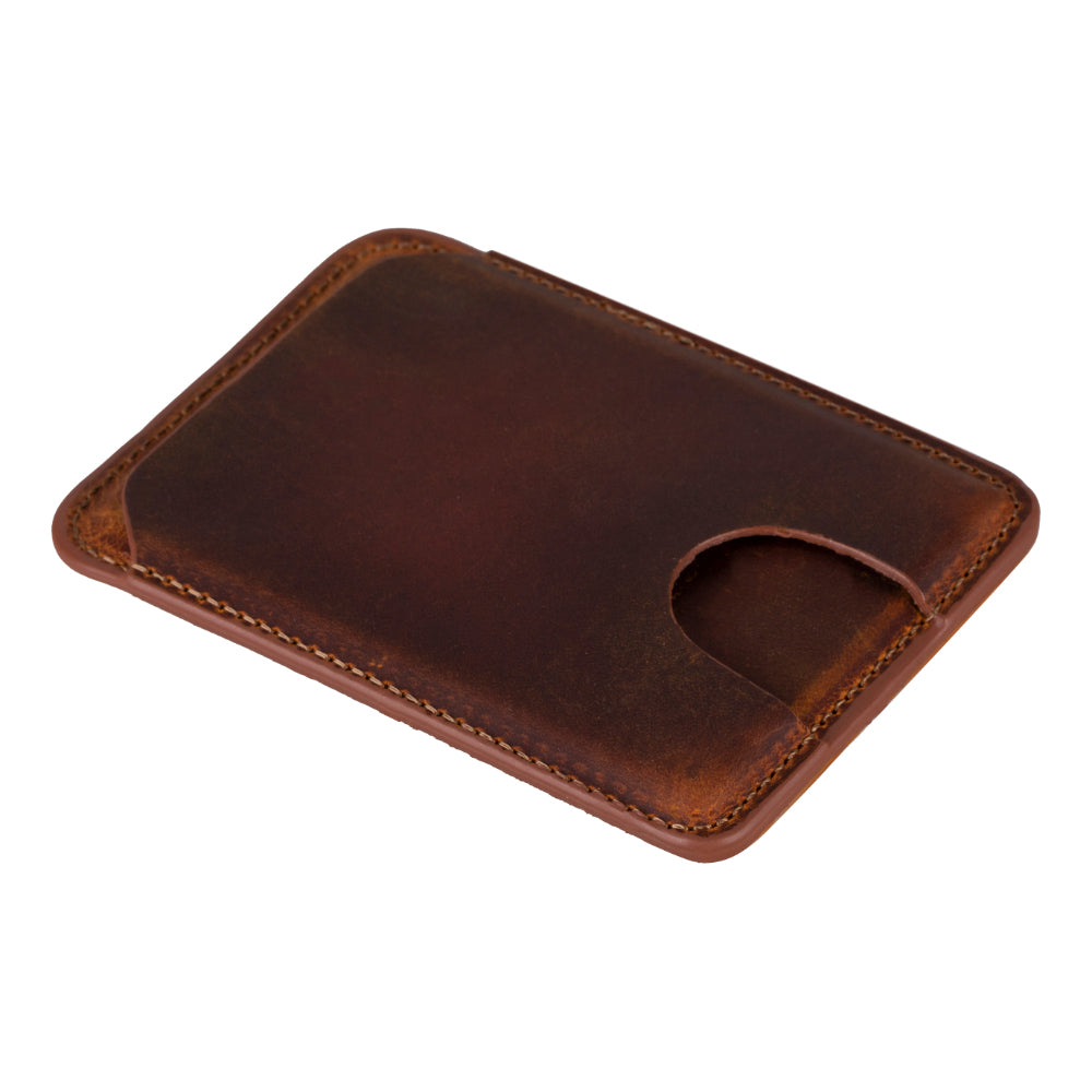 Mag Fit Leather Magnetic Card Holder