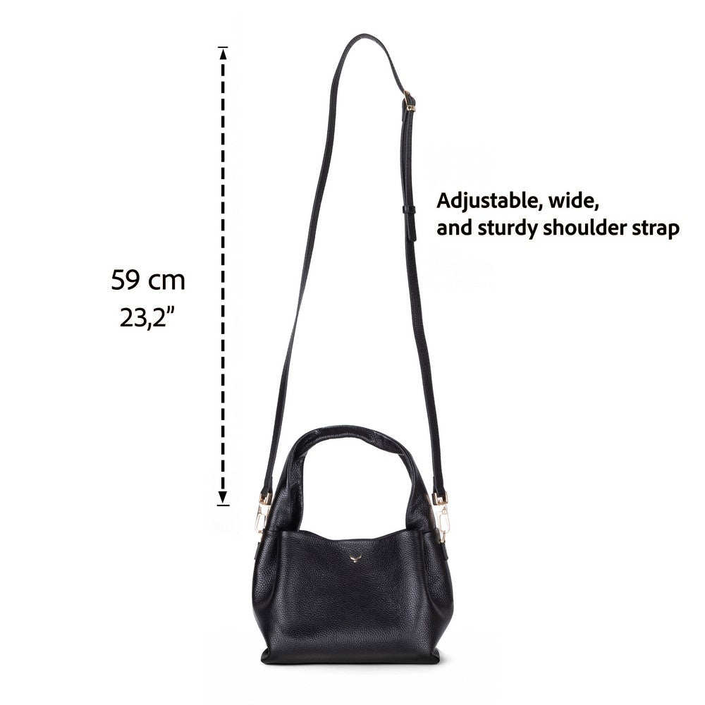 Pebbled Leather Shopper Women's Tote Bag