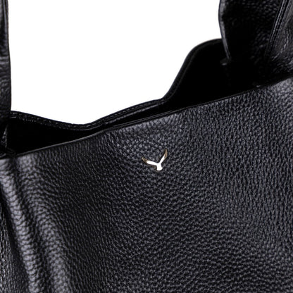 Pebbled Leather Shopper Women's Tote Bag