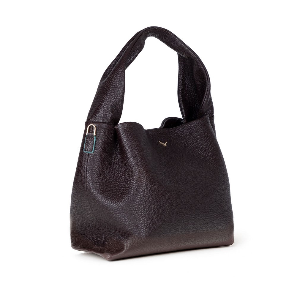 Pebbled Leather Shopper Women's Tote Bag