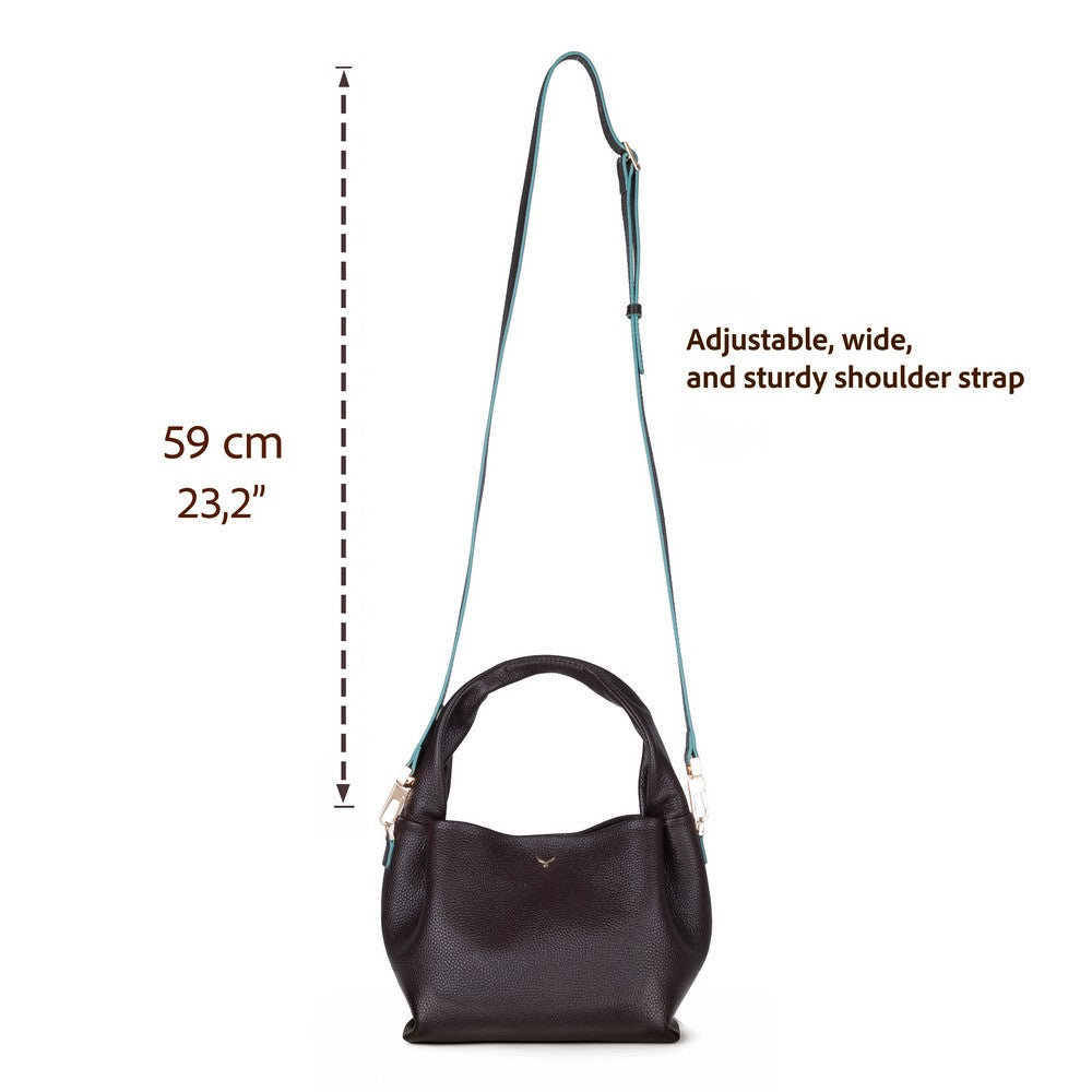 Pebbled Leather Shopper Women's Tote Bag