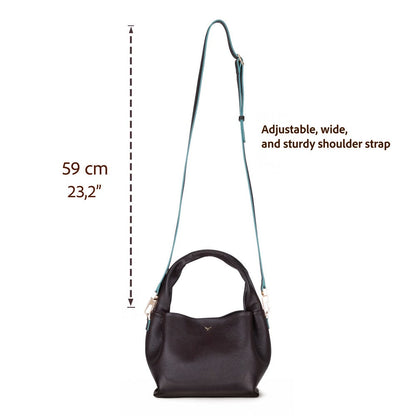 Pebbled Leather Shopper Women's Tote Bag
