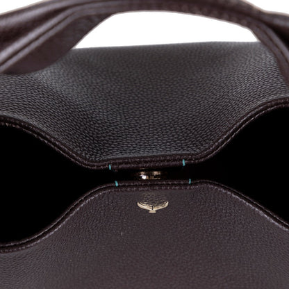 Pebbled Leather Shopper Women's Tote Bag