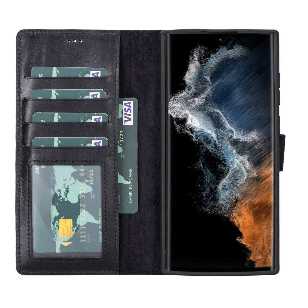 Magic Samsung Galaxy S22 Plus Leather Detachable Wallet Case