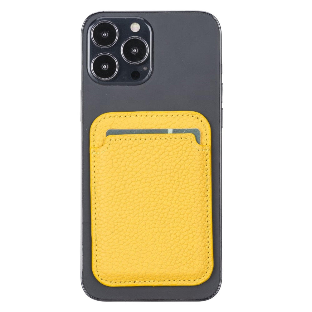 Magnetic Leather Card Holder