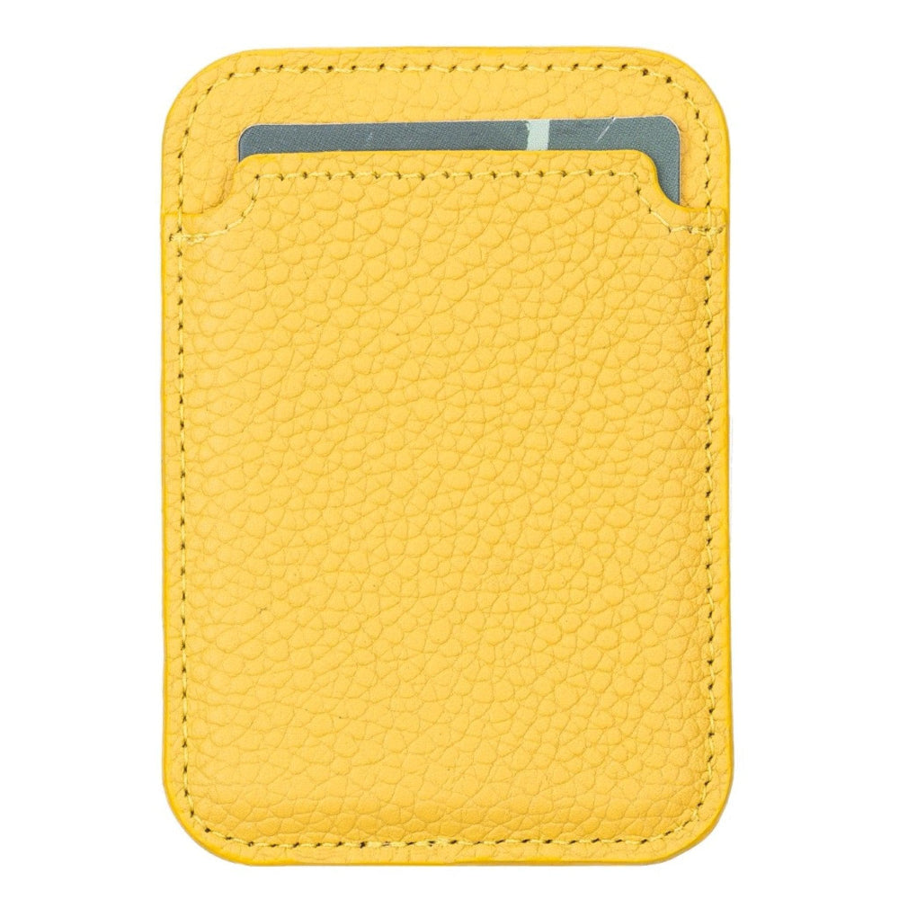 Magnetic Leather Card Holder