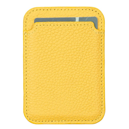 Magnetic Leather Card Holder