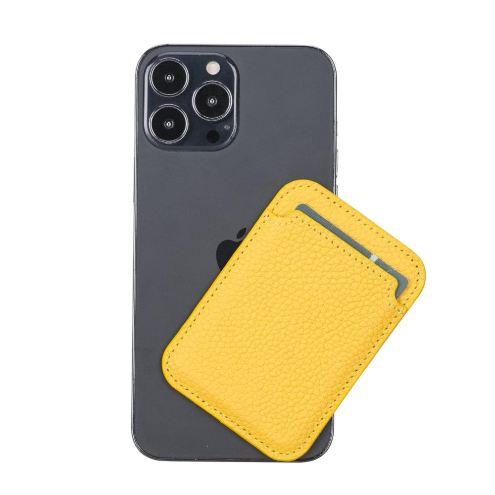 Magnetic Leather Card Holder