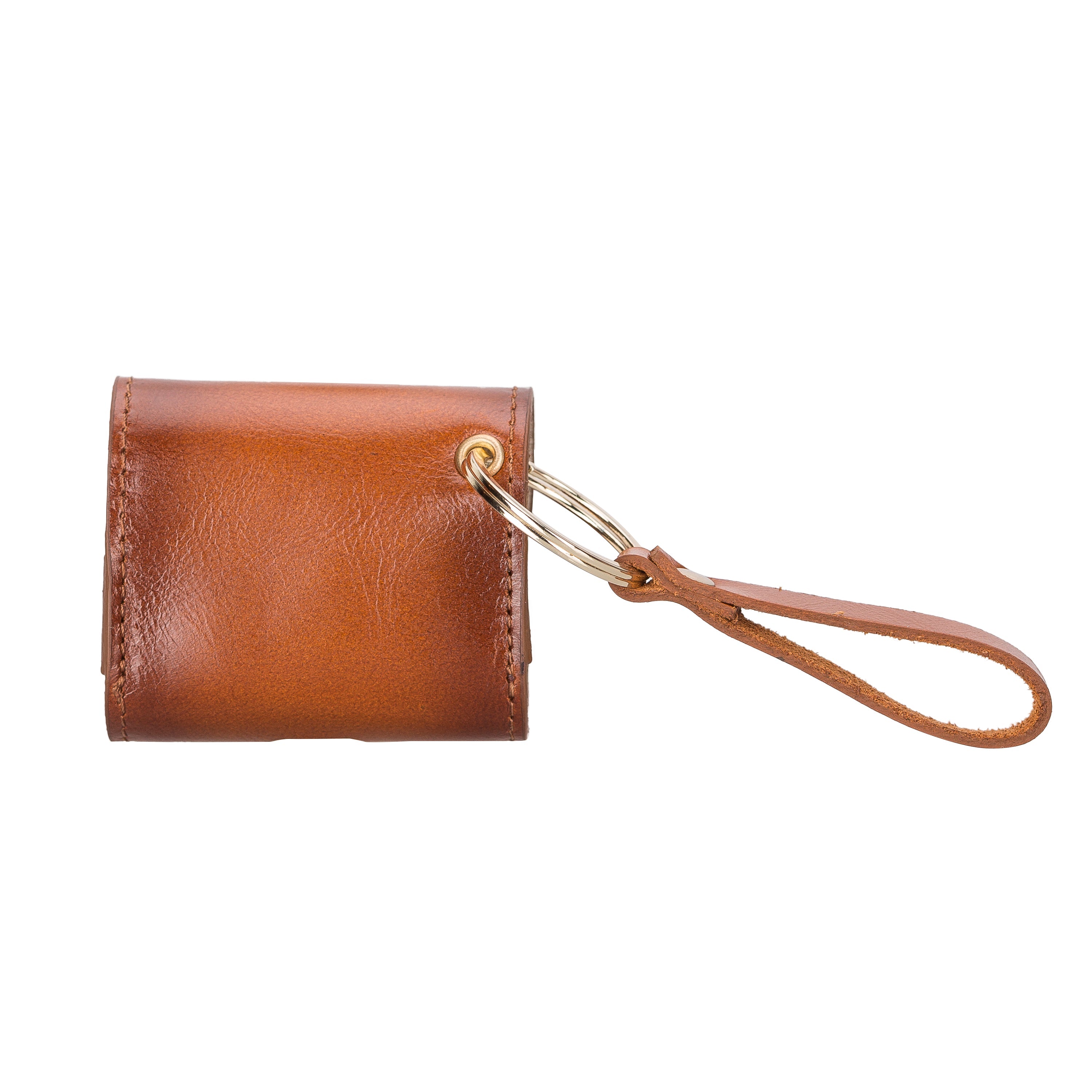 Mai Snap Air Pods 3 And Air Pods 4 Leather Case With Hook