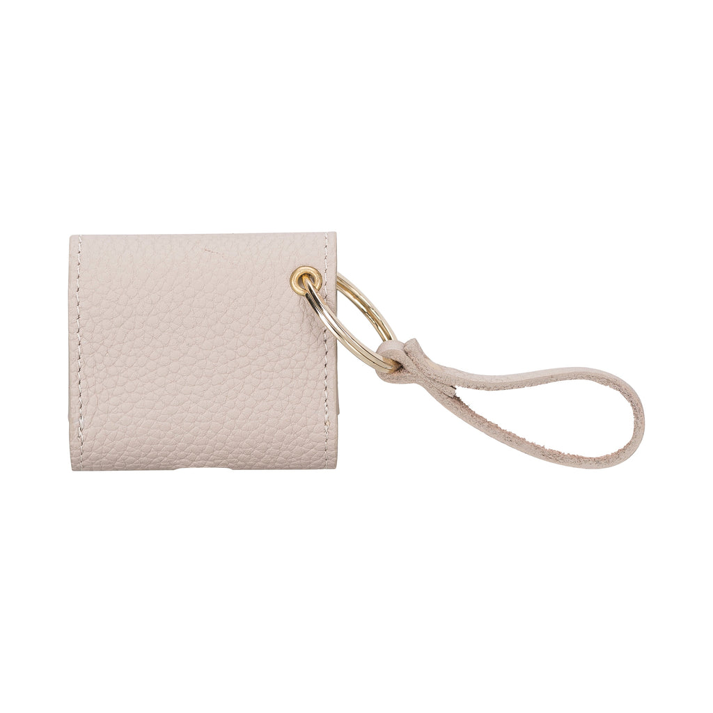 Mai Snap Air Pods 3 And Air Pods 4 Leather Case With Hook