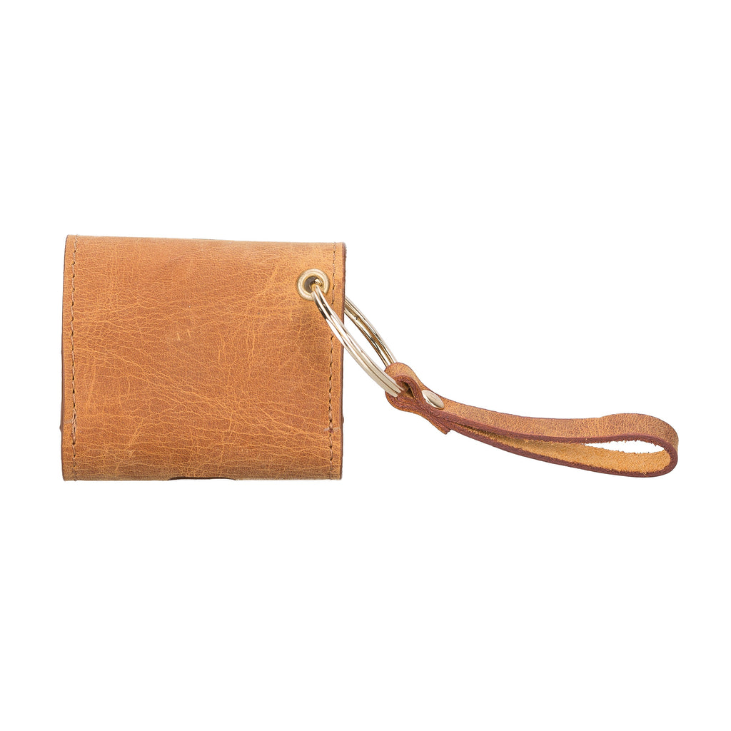 Mai Snap Air Pods 3 And Air Pods 4 Leather Case With Hook