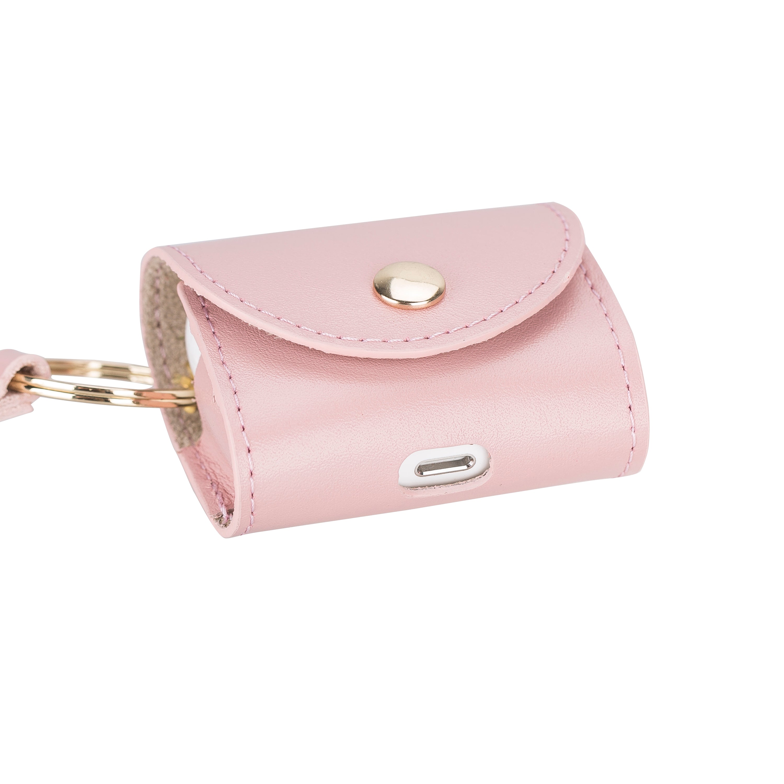 Mai Snap Air Pods 3 And Air Pods 4 Leather Case With Hook