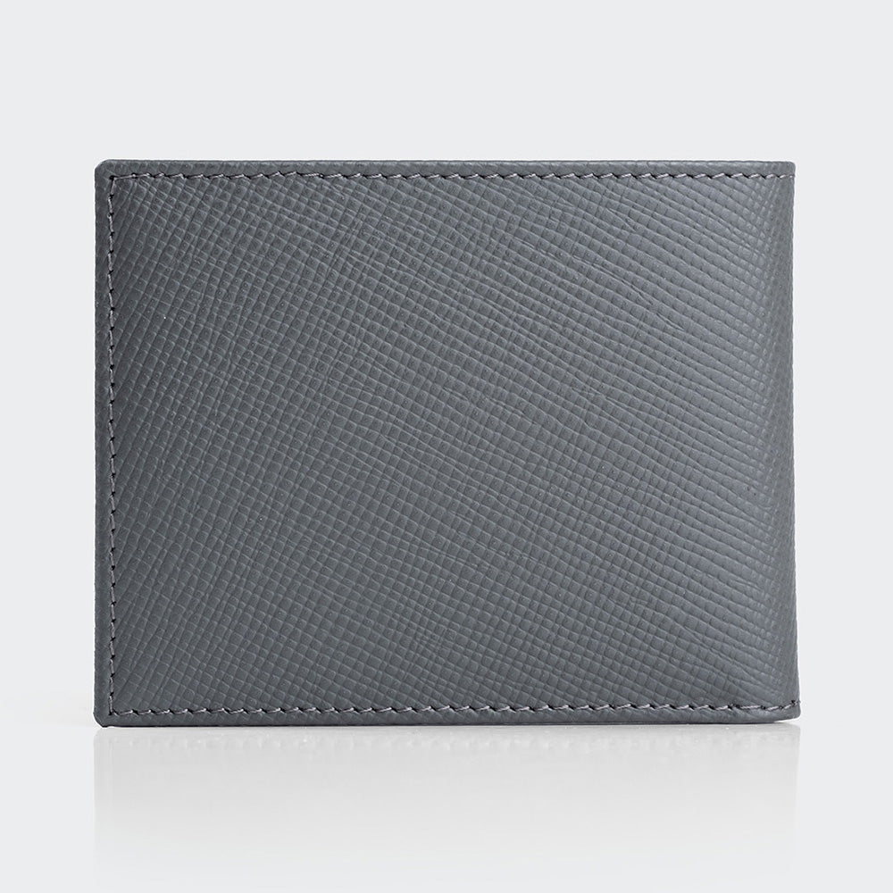 Men Leather Bifold Wallet With Two Compartments