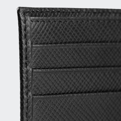 Men Leather Bifold Wallet With Two Compartments
