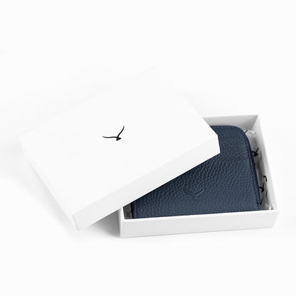 Men Leather Card Holder With Zipper