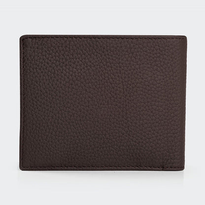 Mens Leather Wallet With Two Compartments