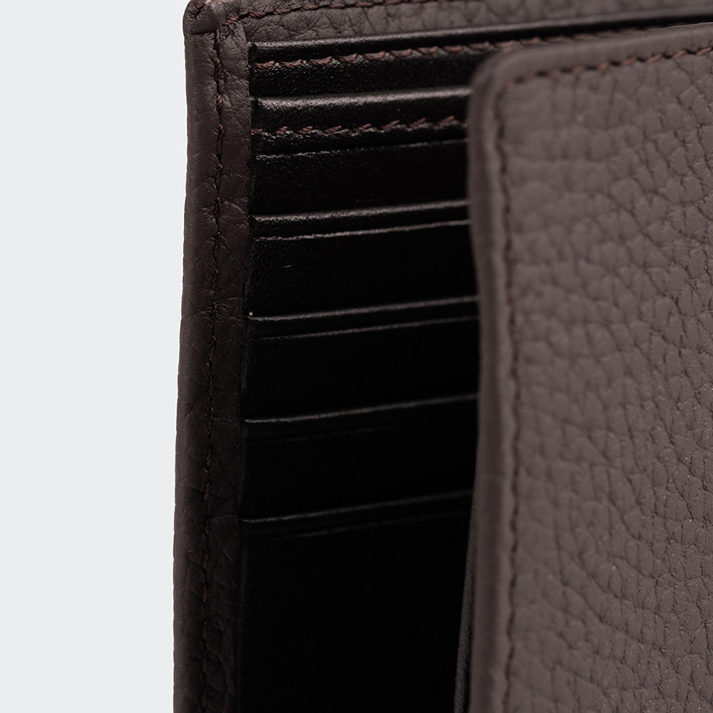 Mens Leather Wallet With Two Compartments
