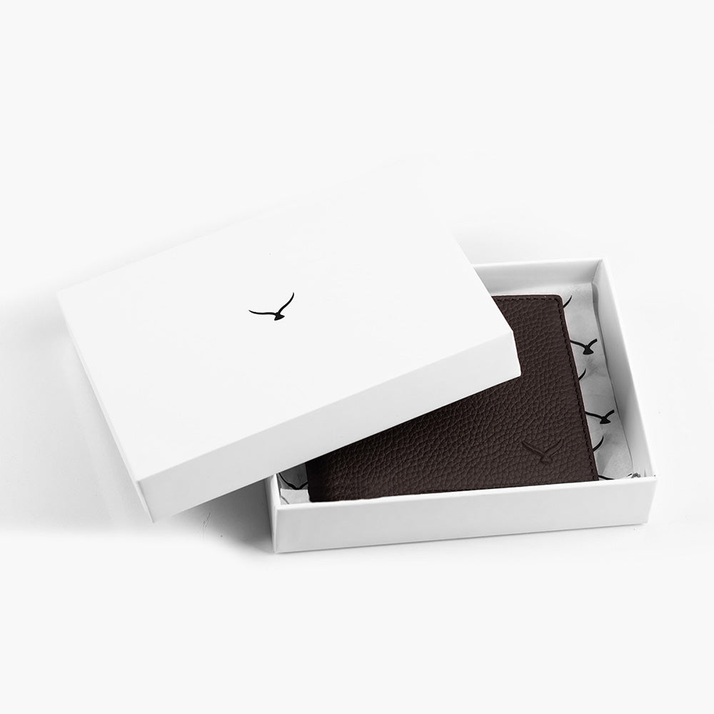 Mens Leather Wallet With Two Compartments