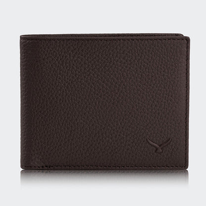 Mens Leather Wallet With Two Compartments
