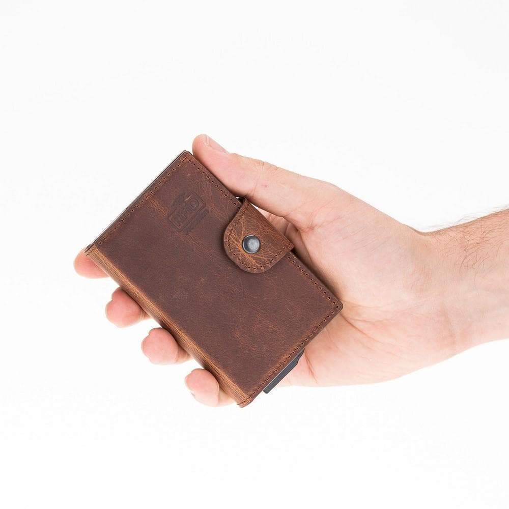 Mondello Leather Pop-Up Card Holder 