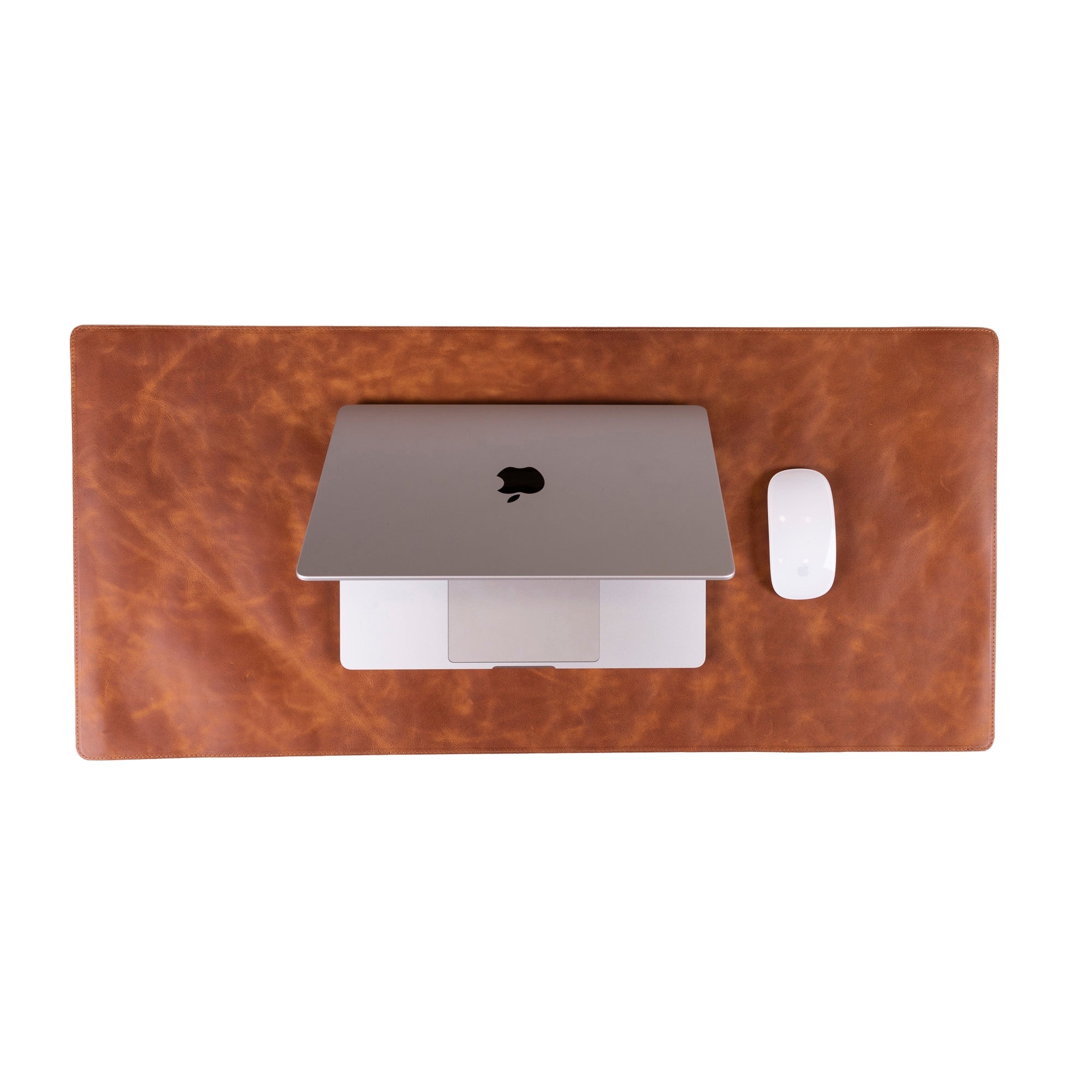 Natural Leather Desk Mat 35.8" x 18.9" (37 Cm x 80 Cm)