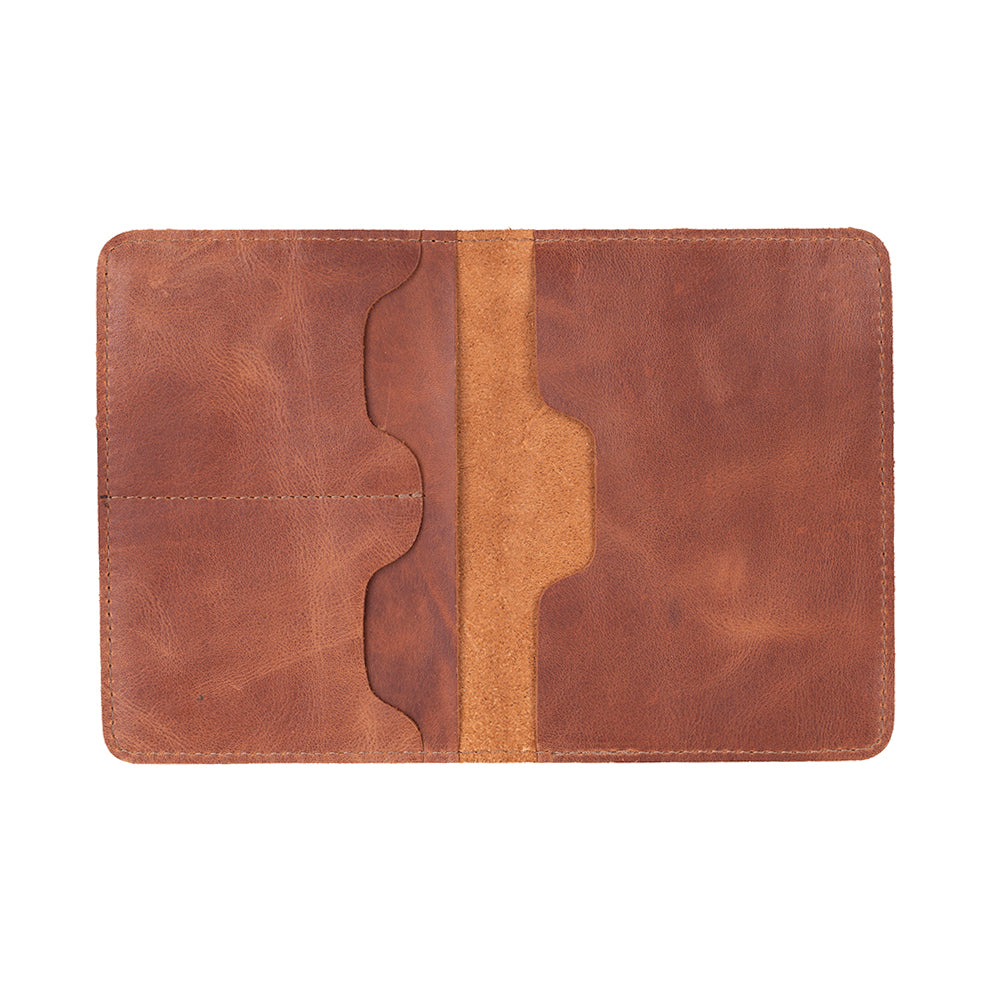Nomera Handmade Personalized Leather Passport Wallet