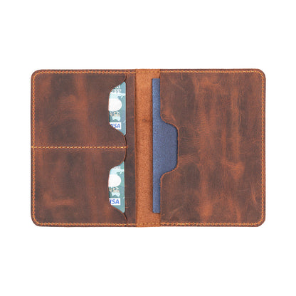 Nomera Handmade Personalized Leather Passport Wallet