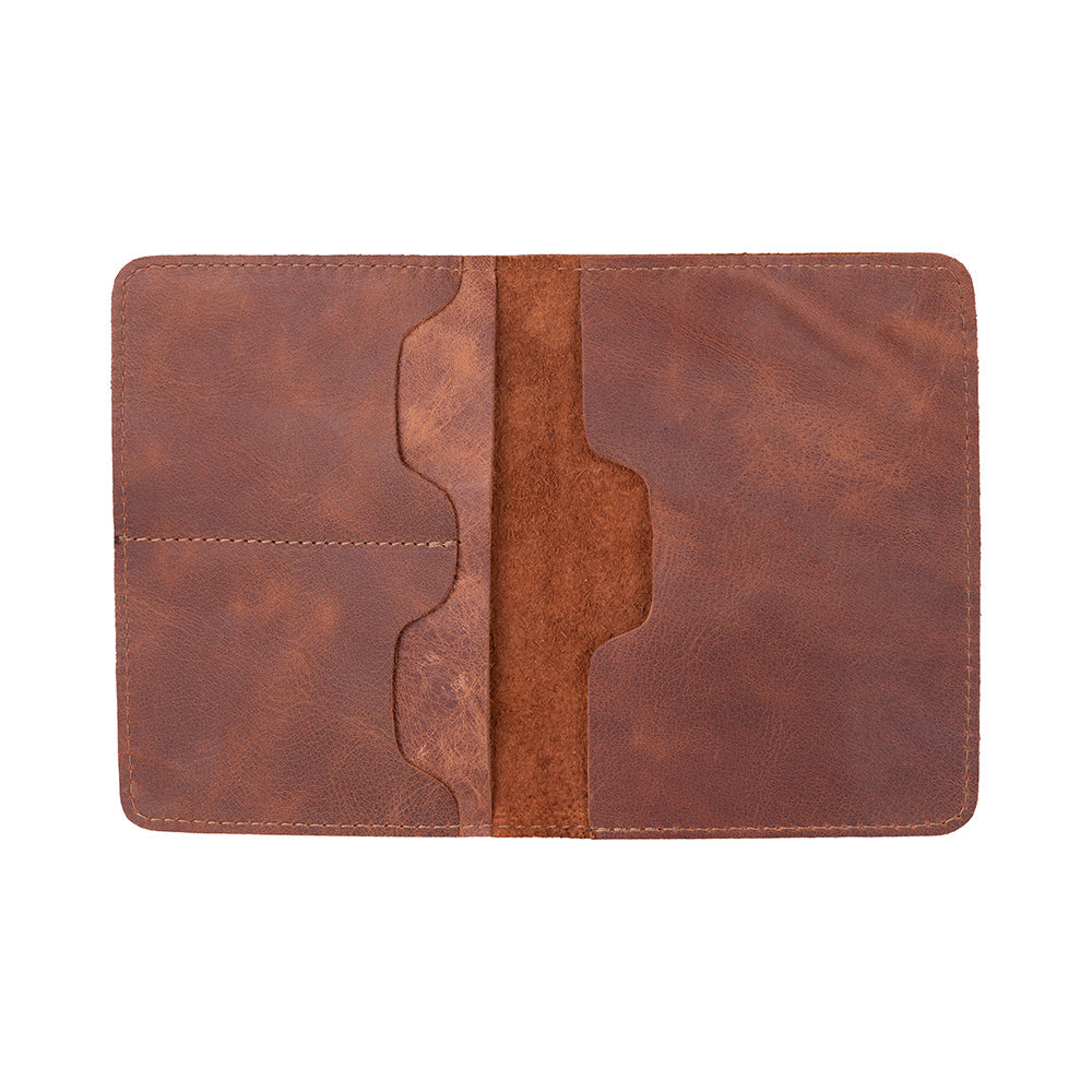 Nomera Handmade Personalized Leather Passport Wallet