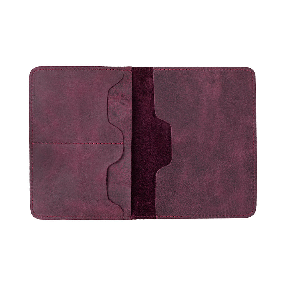Nomera Handmade Personalized Leather Passport Wallet