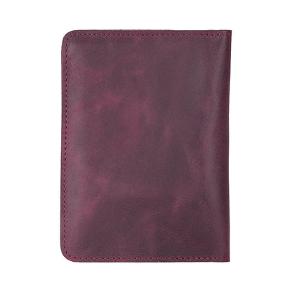 Nomera Handmade Personalized Leather Passport Wallet