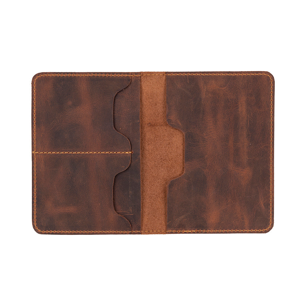 Nomera Handmade Personalized Leather Passport Wallet
